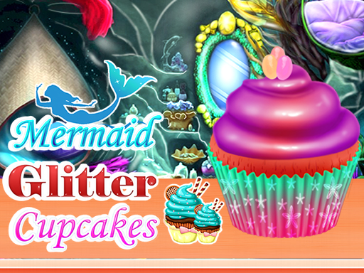 Deniz Kızı Glitter Cupcakes